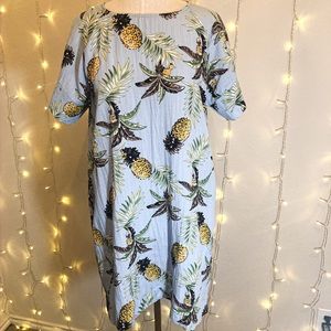 Pineapple Shift Dress